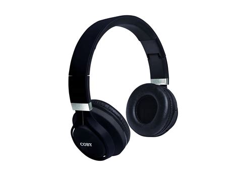 Coby Chbt 612 Blk Force Folding Bluetooth Headphones With Built In Mic