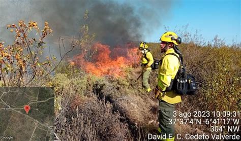 Declarados Dos Incendios Forestales En Zufre Y Zalamea