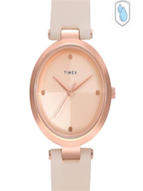 Buy Timex Women Rose Gold Toned Analogue Watch Twel11817 Watches For Women 13436546 Myntra