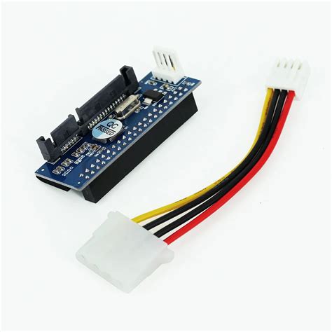 Oullx Sata Adaptador Ide De 40 Pines Ide A Sata Conector De 3 5 Hdd Ide