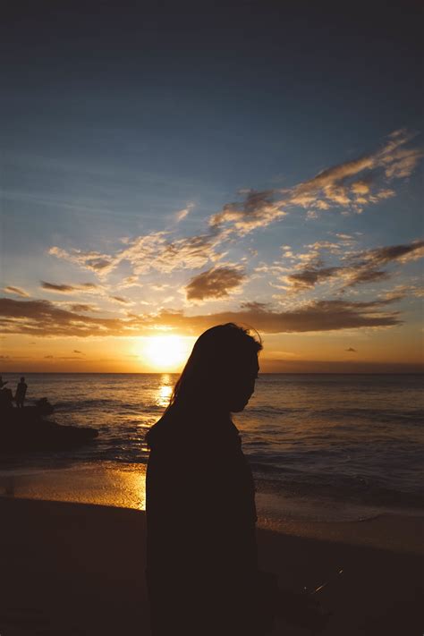 Free Images Beach Sea Coast Ocean Horizon Silhouette Cloud Sky