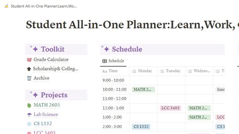 10 Best Notion Class Schedule Templates 2025 Free And Paid