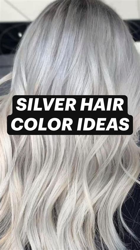 7 Silver hair ideas | silver hair, medium hair styles, hair videos