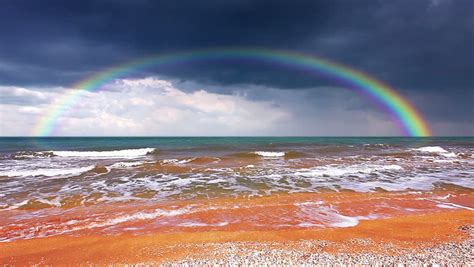 Tropical Rainbow Ocean Waves Travel - Loopable - 1080p Tropical Rainbow ...