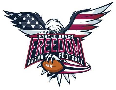 Logo Design: The Myrtle Beach "FREEDOM" Football Team on Behance