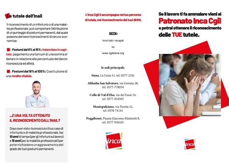 Il Lavoro Ti Fa Ammalare Rivolgiti Al Patronato Inca Cgil At Cgil