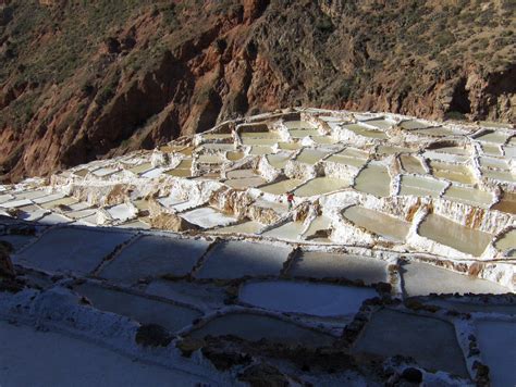 Travel Trip Journey Pre Inca Salt Pools At Maras Peru