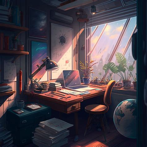 Anime Study Room Wallpapers - Top Free Anime Study Room Backgrounds ...