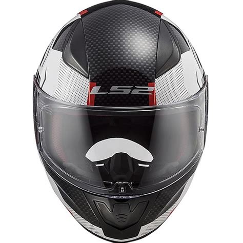 Casco Moto Integrale LS2 FF353 RAPID Ghost Bianco Nero Rosso Vendita