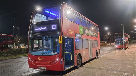 FRV Route 101 Wanstead Beckton Station E110 LX09 FBA YouTube