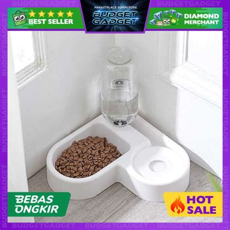 Jual Mierrpet Tempat Makan Hewan Sudut Ruang Automatic Pet Water