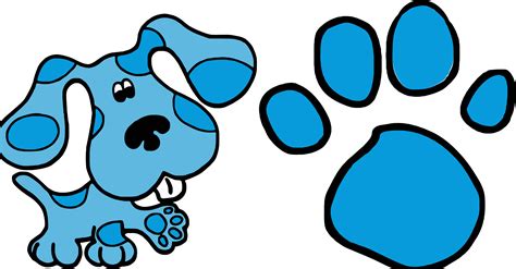 Blue S Clues Clip Art And Footprint Clipart Png Blue S Clues Clipart ...