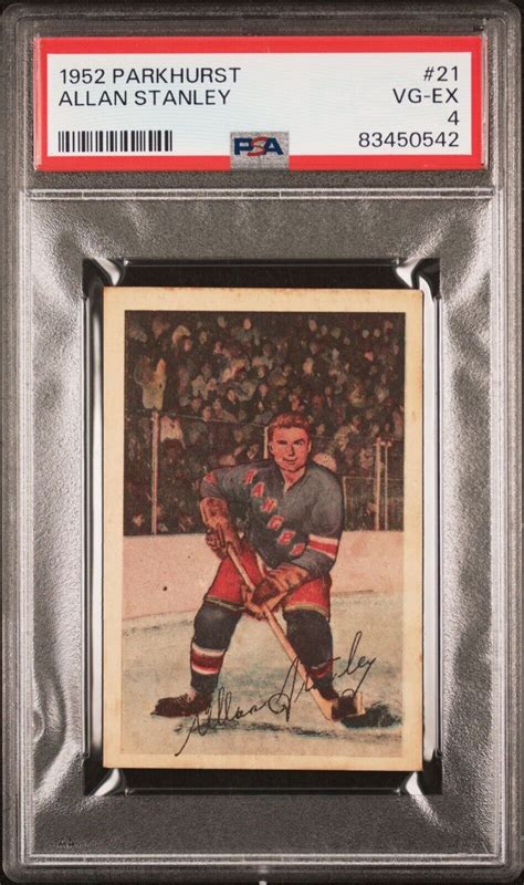 Parkhurst Allan Stanley Psa Vg Ex Ebay