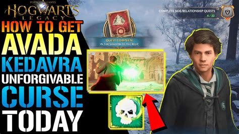 Hogwarts Legacy How To Get Avada Kedavra Unforgivable Curse Today