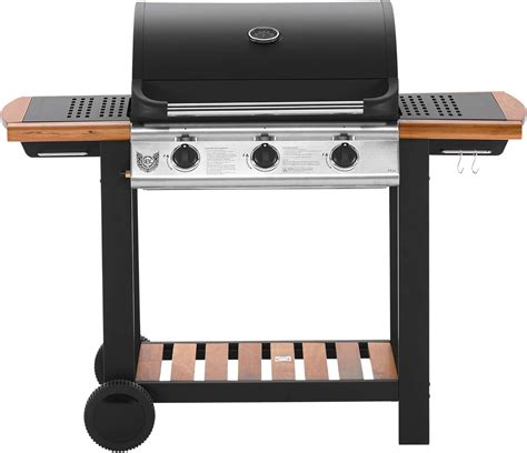 Maxxus Gasgrill Bbq Chief Timber Edelstahl Brenner Gusseisen