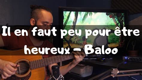 Il En Faut Peu Pour Etre Heureux Baloo Le Livre De La Jungle