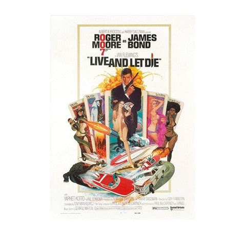 Live And Let Die Postcard - 007Store