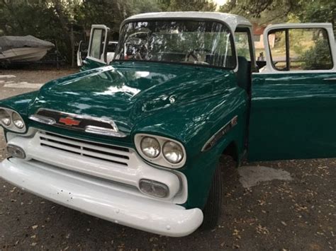 Chevrolet Apache Big Back Window Pick Up Truck Rare