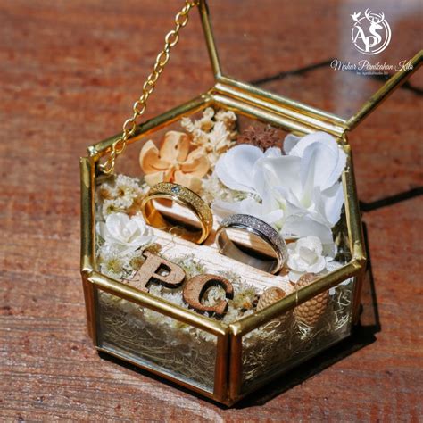 Jual RING BOX TEMPAT CINCIN LAMARAN GLASS BOX RUSTIC AESTHETIC Shopee