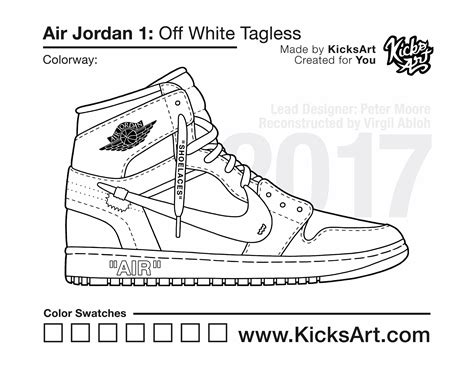 Air Jordan 1 Template