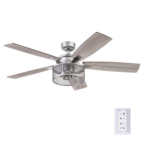 商店 特別価格Honeywell Ceiling Fans Carnegie 52 Inch Industrial LED Fan with