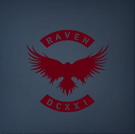 My take on the Raven emblem. If anyone has colour suggestions, please ...