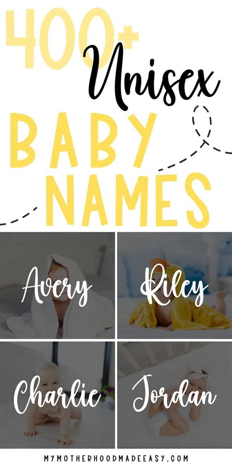 Cute Unique Unisex Baby Names With Meanings My Motherhood