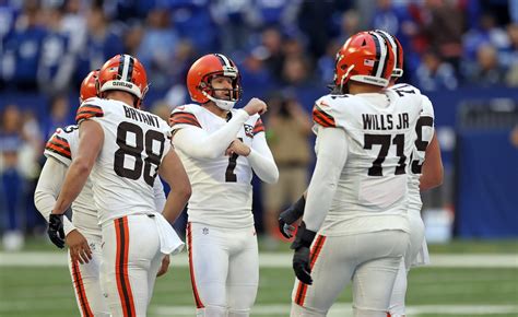 Browns Kicker Dustin Hopkins Earns 2nd Straight Afc Special Teams