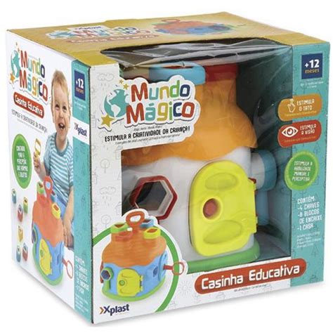 Casinha Educativa Mundo Magico Blocos XPLAST 6451 Brinquedos