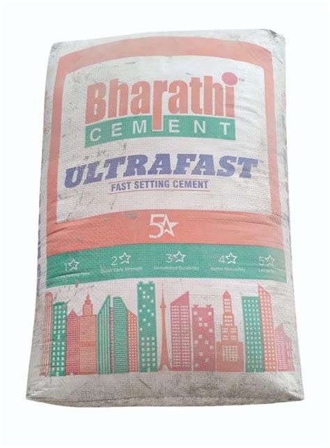 Bharathi OPC Ultrafast Cement At Rs 365 Bag Bharathi Cement In