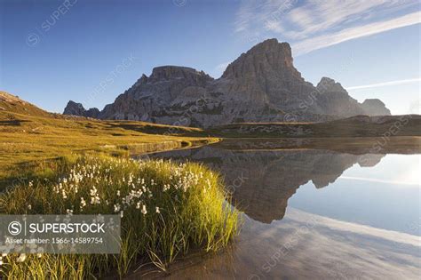 Piani Lakes, Dolomites, Innichen, South Tyrol, Italy. - SuperStock