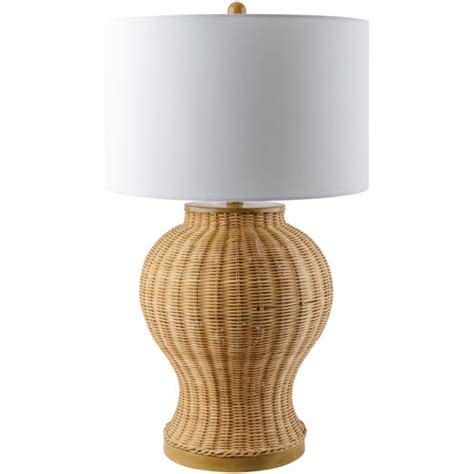 Beachcrest Home Bocanegra Wickerrattan Table Lamp Wayfair