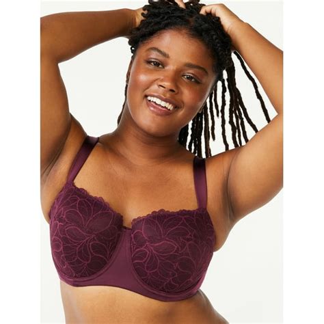 Joyspun Women S And Women S Plus Size Underwire Balconette Bra Sizes 38dd To 46ddd