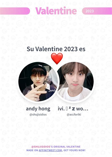 Andy Hong On Twitter Valentine Este A O Eres M O Accforiki Y T