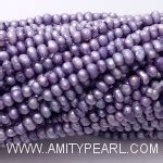 Freshwater Potato Pearl Strand About Mm Lavender Purple Color