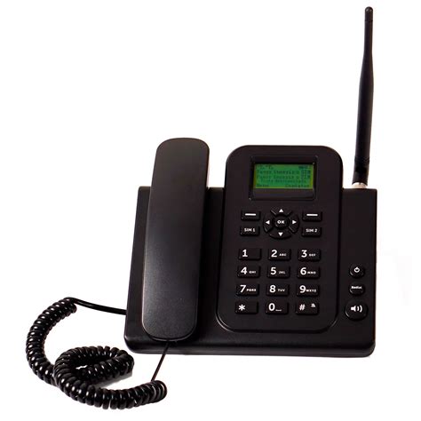 Quad Band Gsm Fixed Wireless Landline Phone With 2 Sim Card 2g