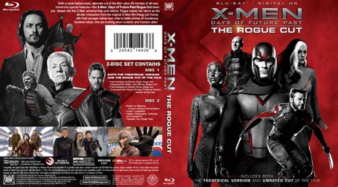 X-Men Days of Future Past (Rogue Cut) Blu-Ray Cover (2014) R1 Custom ...