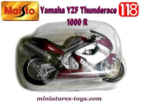 La Moto Yamaha Yzf Thunderace R En Miniature De Maisto Au E