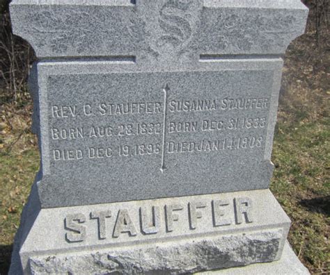 Susanna Wise Stauffer 1833 1908 Homenaje De Find A Grave