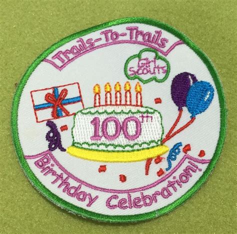 Girl Scouts 100th Anniversary Patch