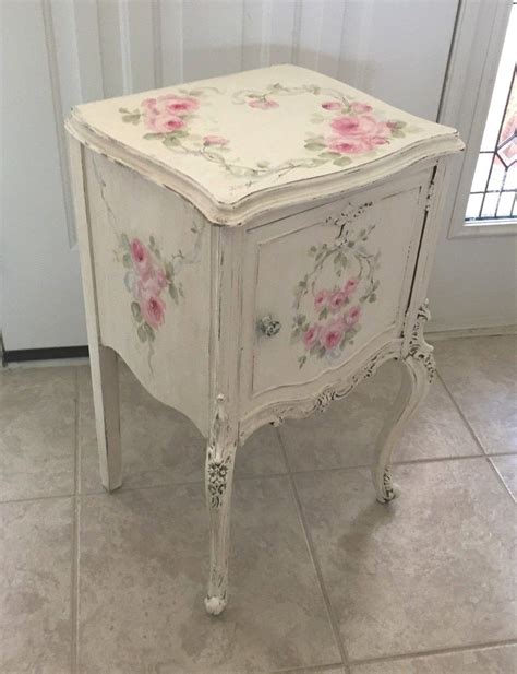 Shabby Chic Antique Cabinet With Roses By Debi Coules Shabby Chic