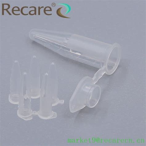 Microcentrifuge Tube Polypropylene Sterile Transparent Body