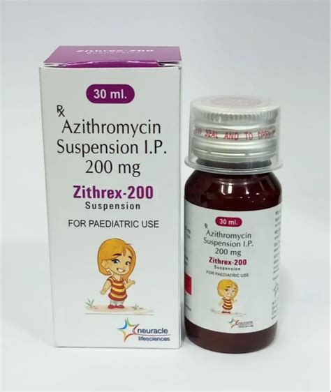 Azithromycin Suspension I P Mg At Rs Bottle Azithromycin