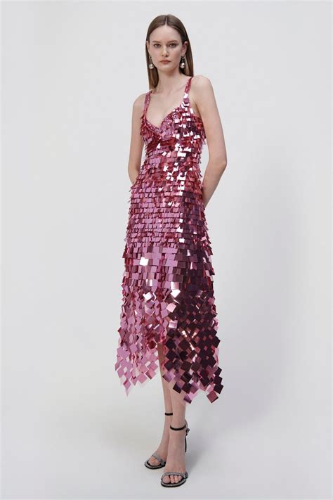 Indra Sequin Midi Dress Shopperboard