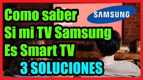 Como Saber Si Mi TV Samsung Es Smart TV I 3 Soluciones 2024 YouTube