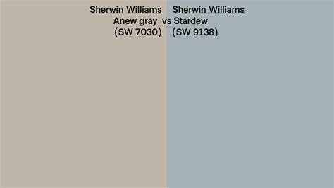 Sherwin Williams Anew Gray Vs Stardew Side By Side Comparison 976 Hot Sex Picture