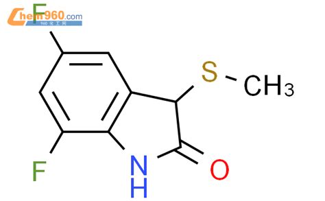 169037 53 0 2H Indol 2 One 5 7 Difluoro 1 3 Dihydro 3 Methylthio CAS