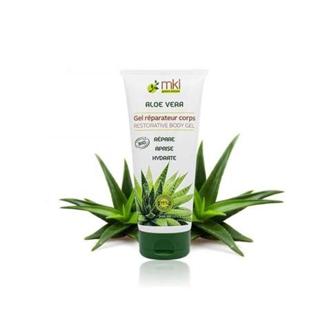 MKL Green Nature Aloe Vera Gel Réparateur Corps Cheveux Bio 200ml