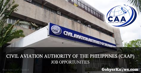 GobyerKnows: APPLY NOW! CAAP is Hiring | Deadline: Oct. 11, 2021