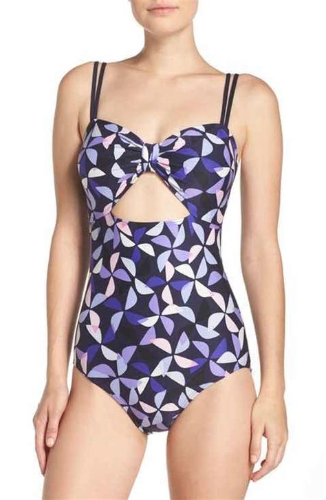 Kate Spade New York Cutout One Piece Swimsuit